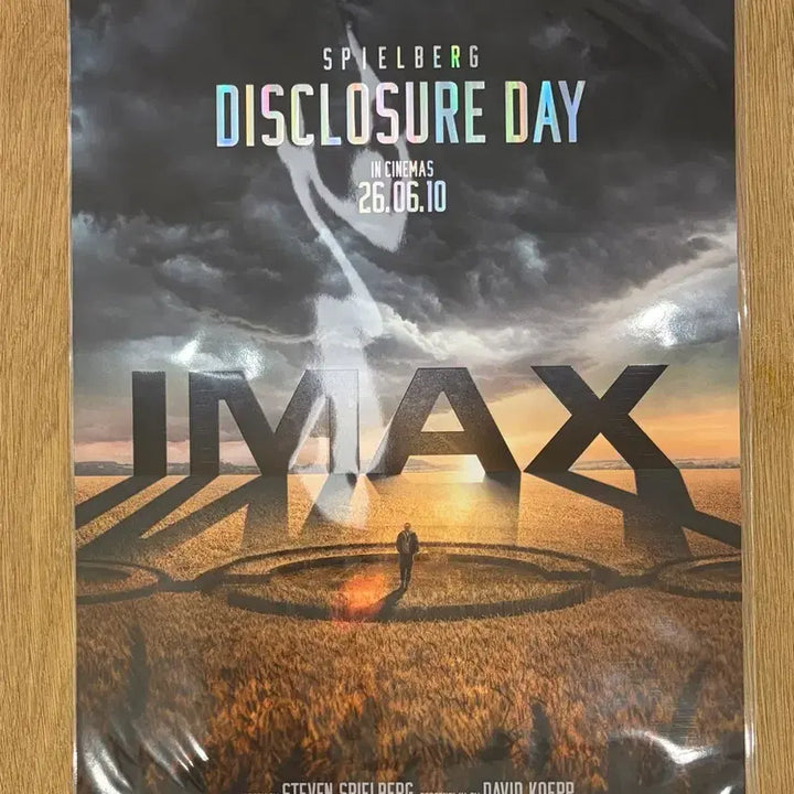 [BUNJANG] Disclosure Day IMAX Poster / 디스클로저 데이 아이맥스 (IMAX) 포스터