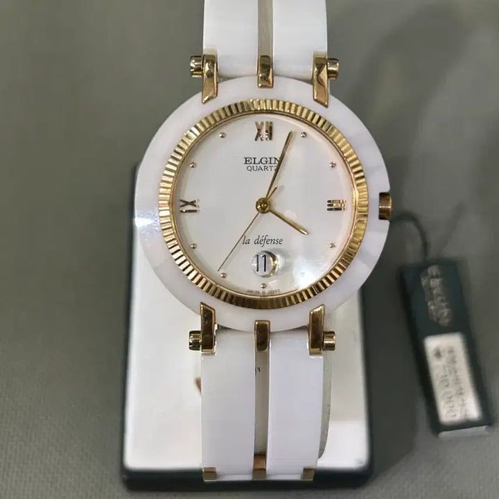 [SOLD OUT] 엘진 18k 크라운 세라믹 빈티지 남성시계