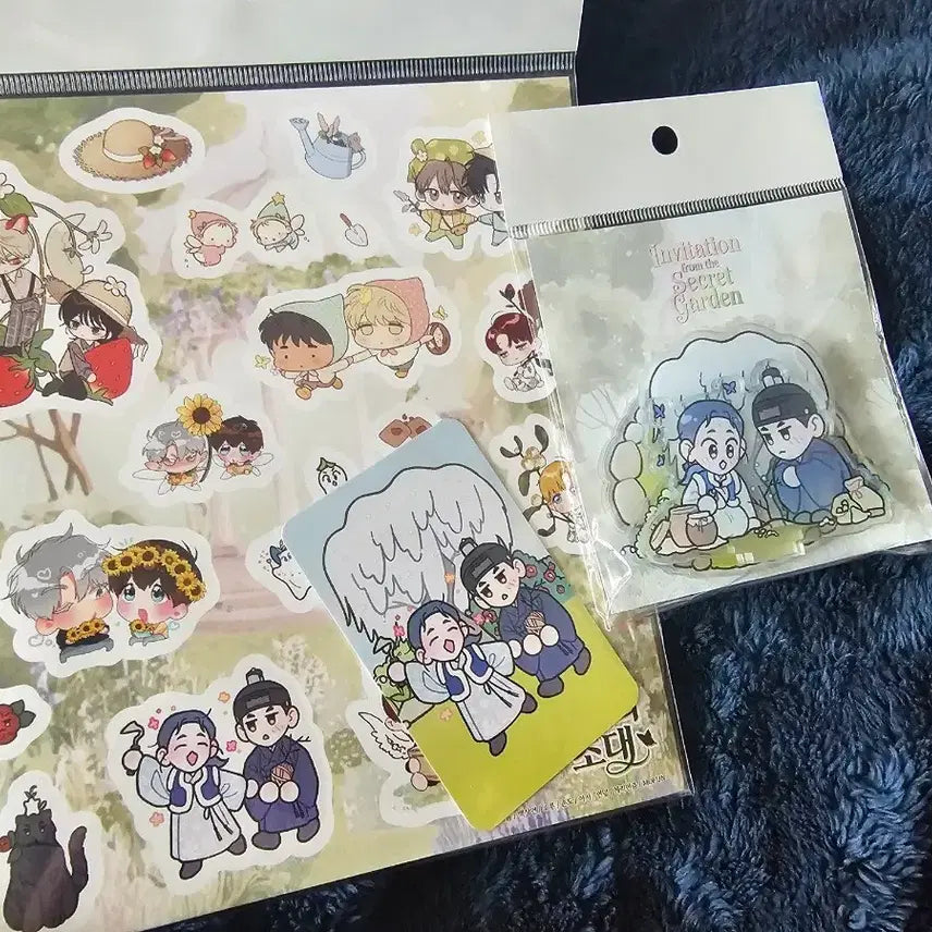 [BUNJANG] Barame Gangrimhayeo Juseo Sticker Photocard Mini Acrylic Stand Secret Garden Mofun Bundle Set / 바라메 강림하여 주소서 바강주 스티커 포카 미니 아크릴스텐드 비밀정원모펀