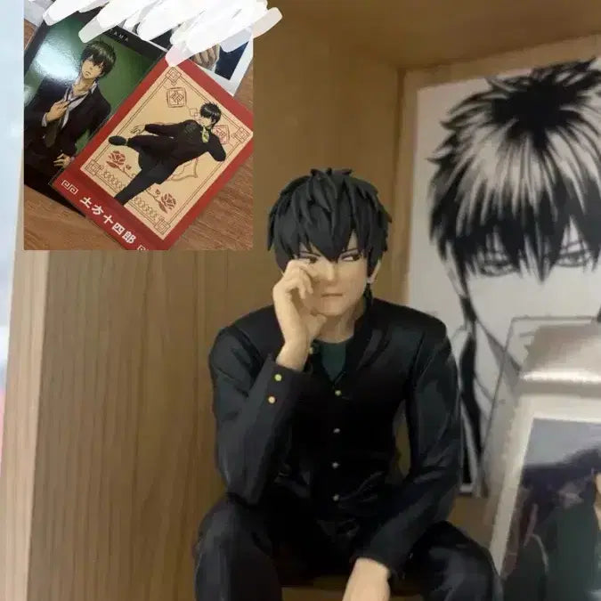 [BUNJANG] Gintama Hijikata Toshiro Samzat Desk Figure Bundle Set / 일괄) 은혼 히지카타 토시로 삼젯 데스크 피규어 판매 양도