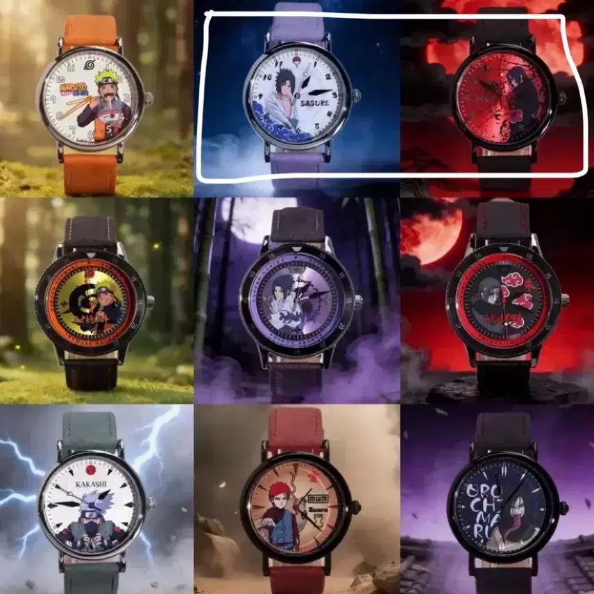 [BUNJANG] Naruto Uchiha Itachi &amp; Sasuke Watch Bundle Set / 나루토 손목시계 이타치 사스케 일괄 판매