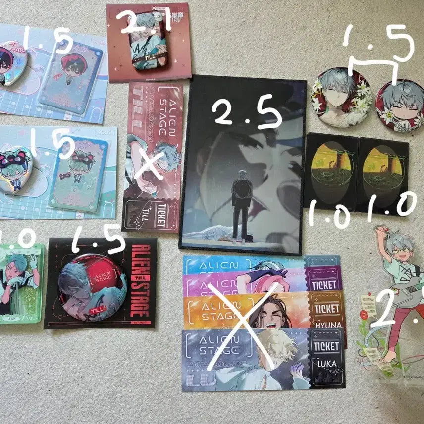 [BUNJANG] Alien Stage A-Stage Bundle Set / 에일리언 스테이지 에이스테 굿즈 일괄 판매합니다