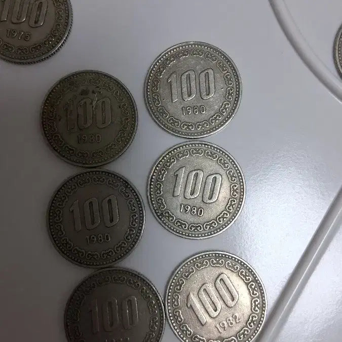 [BUNJANG] 100 Won Coin Bundle Set (1972-1982) / 옛날 동전 100원 동전 입니다