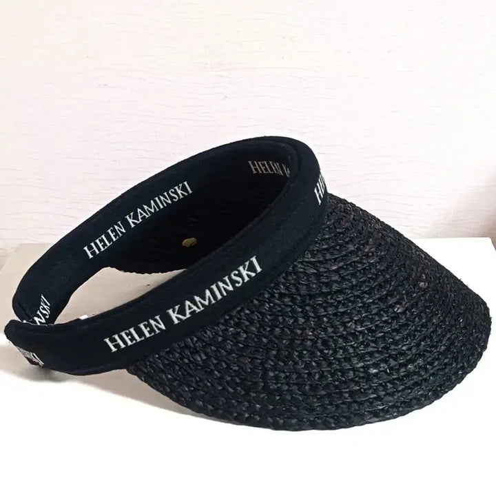 [BUNJANG] Helen Kaminski Alecia Raffia Visor Sun Cap Black / 정품] 헬렌카민스키 알레치아 라피아 바이저 썬캡 (블랙)