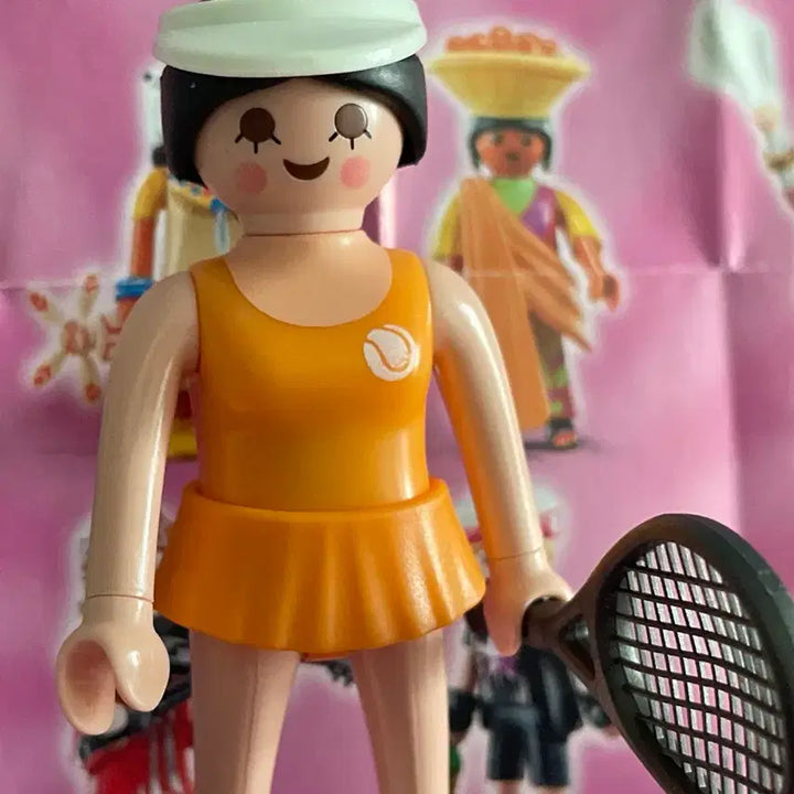 [BUNJANG] Playmobil Miffy Tennis Woman Figure (Used) / 중고 플레이모빌 미피 5 테니스 여인