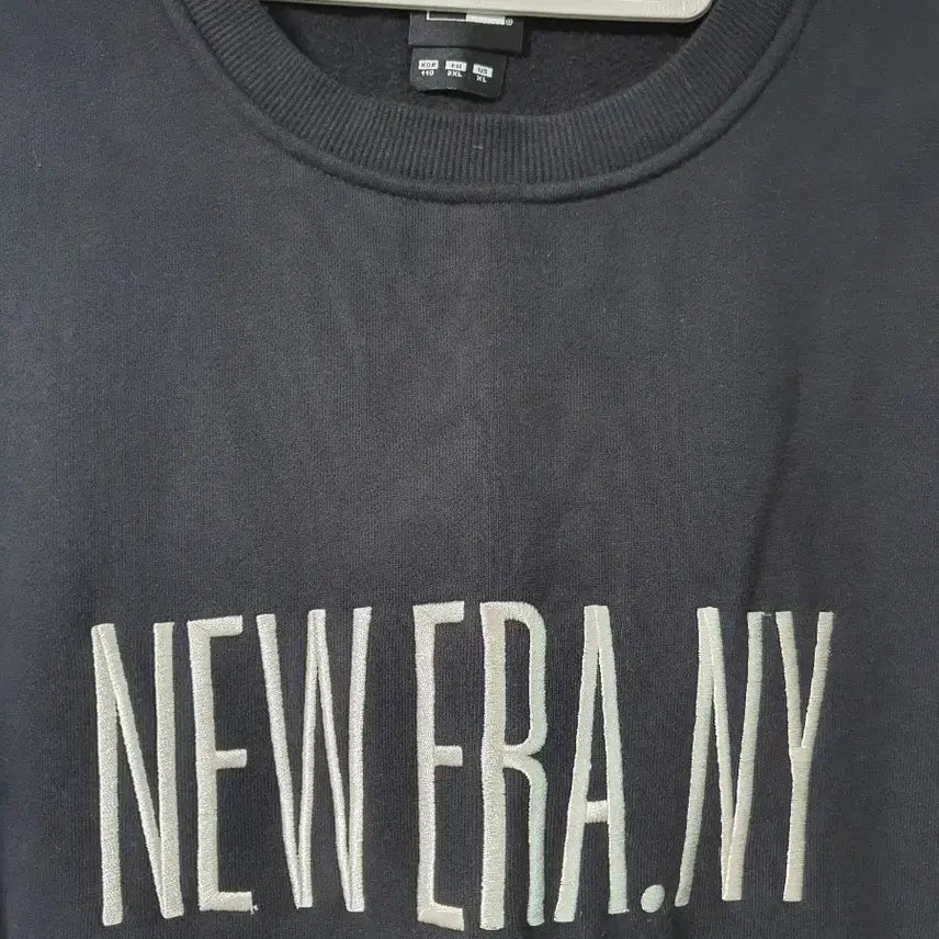 [BUNJANG] New Era NY Sweatshirt Black XXL / 뉴에라 NY 맨투맨 검정 XXL