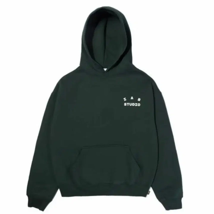 [BUNJANG] IAB Studio Deep Green Hoodie / 아이앱 딥그린 후드티