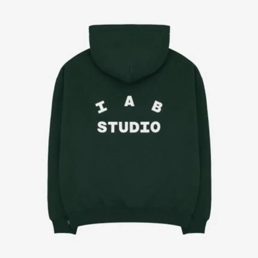 [BUNJANG] IAB Studio Deep Green Hoodie / 아이앱 딥그린 후드티