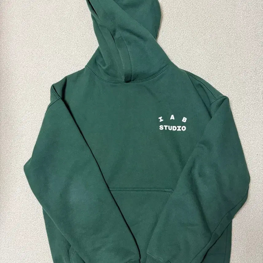 [BUNJANG] IAB Studio Deep Green Hoodie / 아이앱 딥그린 후드티