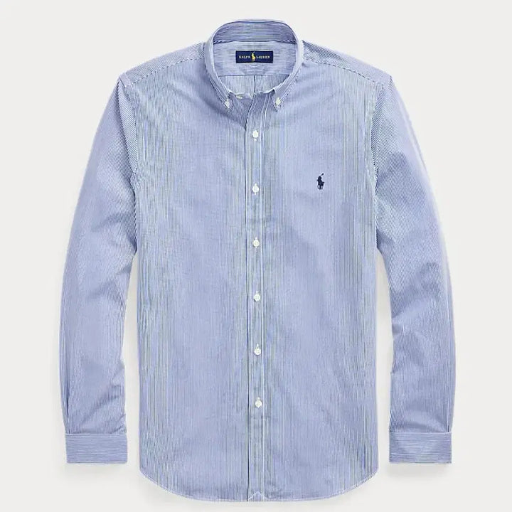 [BUNJANG] Polo Ralph Lauren Striped Poplin Shirt / 폴로 백화점판 스트라이프 포플린 셔츠