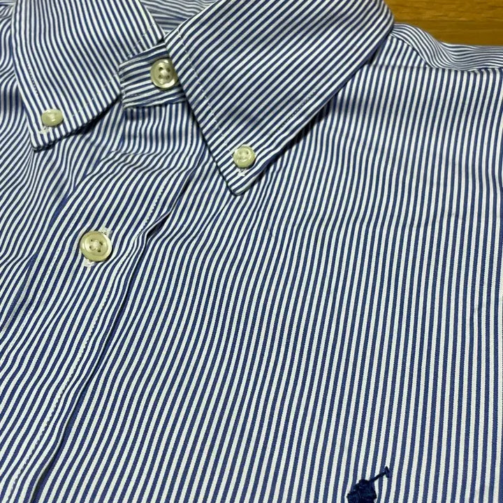 [BUNJANG] Polo Ralph Lauren Striped Poplin Shirt / 폴로 백화점판 스트라이프 포플린 셔츠