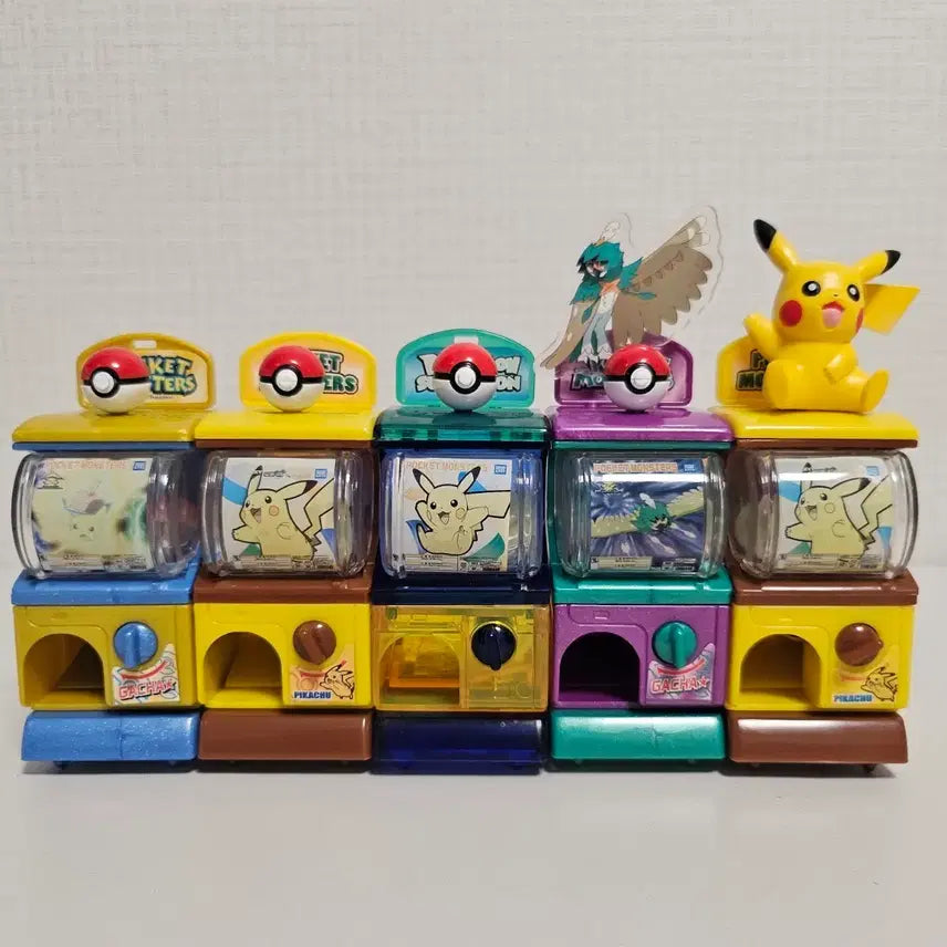 [BUNJANG] Pokemon Classic Gachapon Machine Set (5 Types) / 포켓몬스터 고전 가챠머신 5종 판매합니다