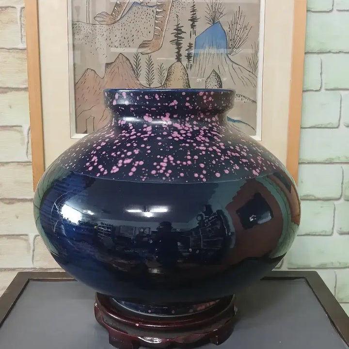 [BUNJANG] Donggok Kim Jung-muk Celadon Vase / 남유 결정유 화병.동곡 김정묵