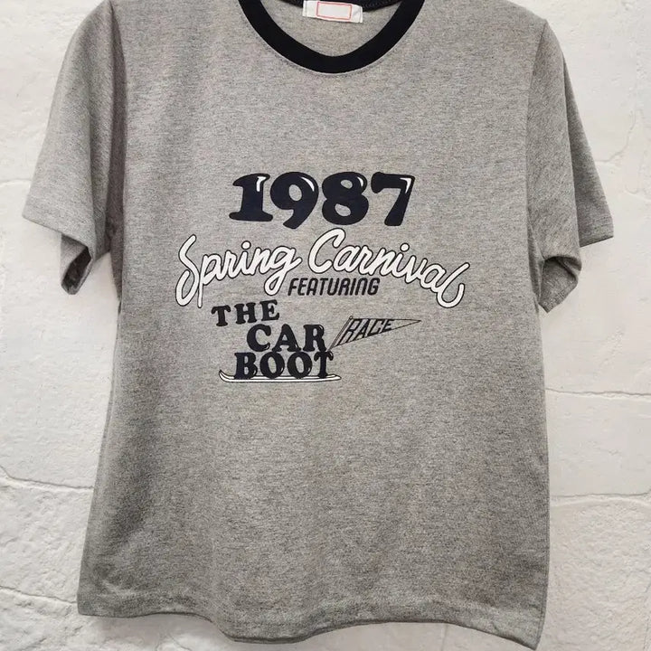 [SOLD OUT] 레터링크롭 반팔티 (새상품)