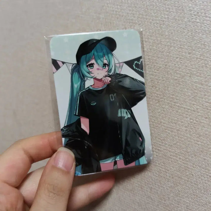 [BUNJANG] SPAO Friends Hatsune Miku Team Photocard / 스파오 프렌즈 특전 팀 하츠네 미쿠 포카 포토카드