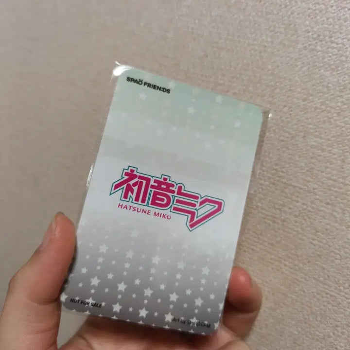 [BUNJANG] SPAO Friends Hatsune Miku Team Photocard / 스파오 프렌즈 특전 팀 하츠네 미쿠 포카 포토카드