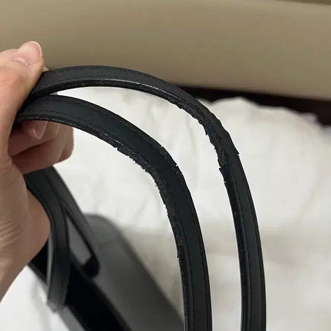 [BUNJANG] JILLSTUART Black Leather Shoulder Bag / 질스튜어트 숄더백
