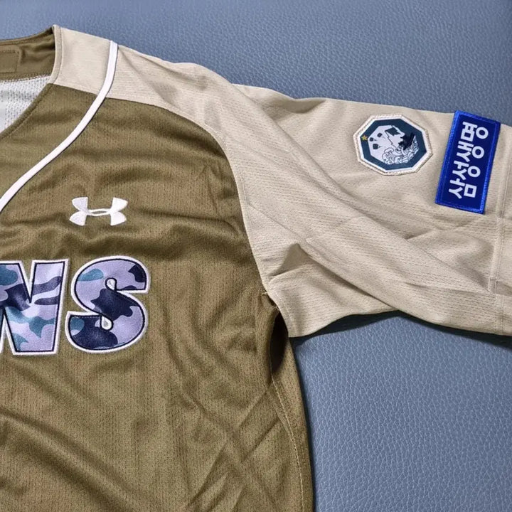 [BUNJANG] Samsung Lions 2023 Player Issued Under Armour Military Uniform Size 110 No Marking / 삼성 라이온즈 23 선수 지급용 언더아머 밀리터리 유니폼 110 노마킹