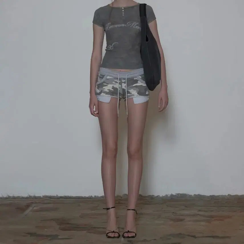 [BUNJANG] Sculptor Camouflage Shorts Ash / sculptor 스컬프터 카모플라주 쇼츠 애쉬