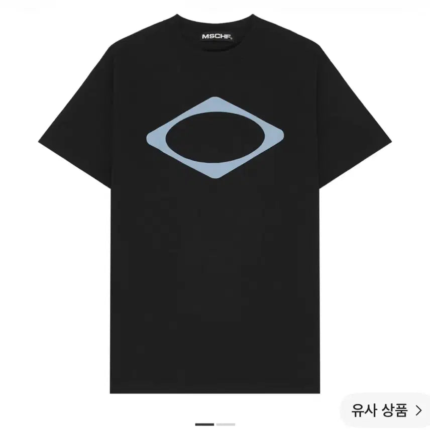 [BUNJANG] MSCHF Rhombus Basic Short Sleeve T-Shirt / 미스치프 롬버스 베이직 반팔 티셔츠