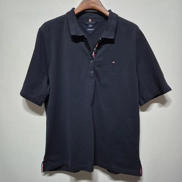 [BUNJANG] Tommy Hilfiger Navy Short Sleeve Polo Shirt L / 타미힐피거 네이비 반팔 카라티 L
