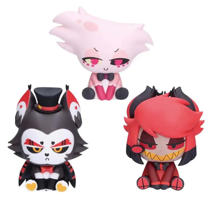 [BUNJANG] Hazbin Hotel Mini Figures 3-Set / 해즈빈호텔 미니 피규어 3종 세트