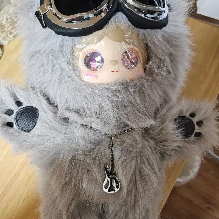 [BUNJANG] Mielno Size 600 Wolf Goggle Plushie Set / 미엘노 600사이즈 늑대고글이
