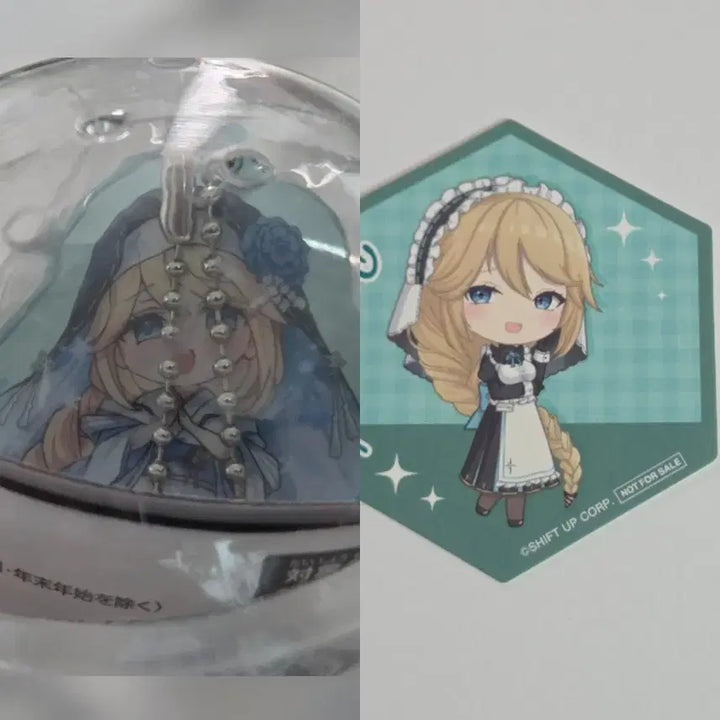 [BUNJANG] Nier: Automata Rapunzel Spring Blossom Acrylic Charm &amp; End Gallery Coaster Set / 니케 라푼젤 봄을찾아서 아크릴+앤드갤러리 코스터