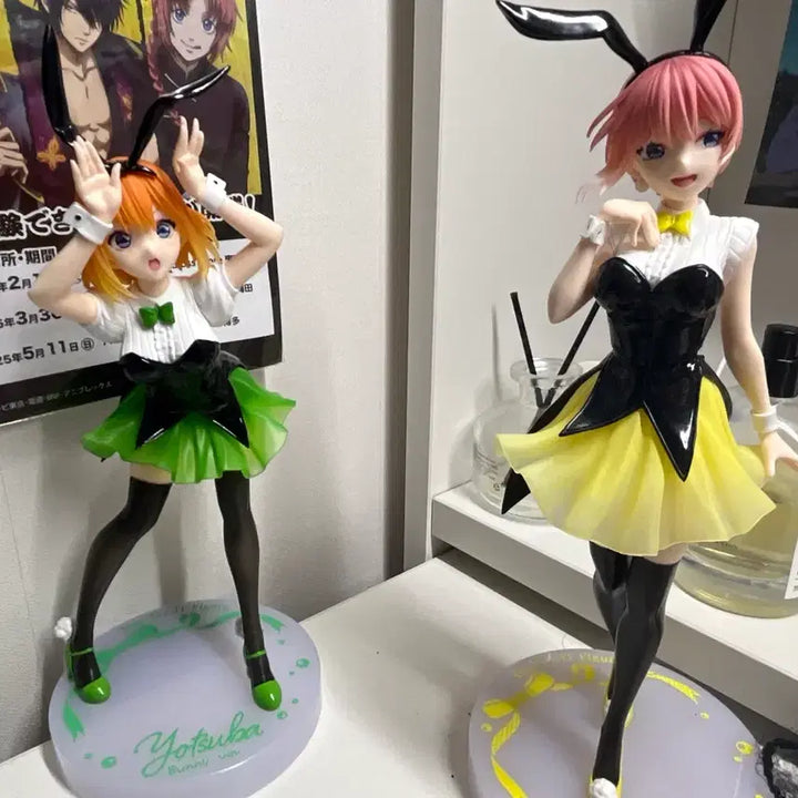 [BUNJANG] The Quintessential Quintuplets Ichika/Yotsuba Bunny Girl Figure Bundle Set / 5등분의 신부 이치카/요츠바 바니걸 피규어 일괄