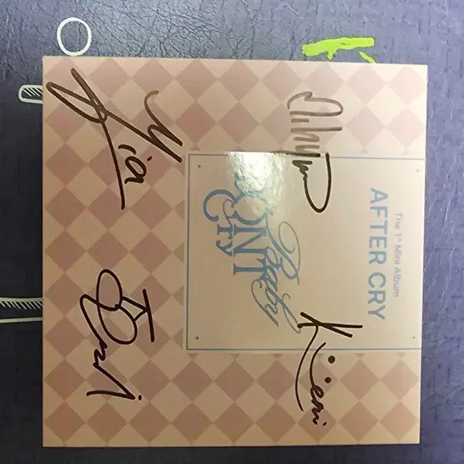 [BUNJANG] BABYDONTCRY 1st Mini Album Signed Album / 베이비돈크라이 BABYDONTCRY 비매 싸인앨범