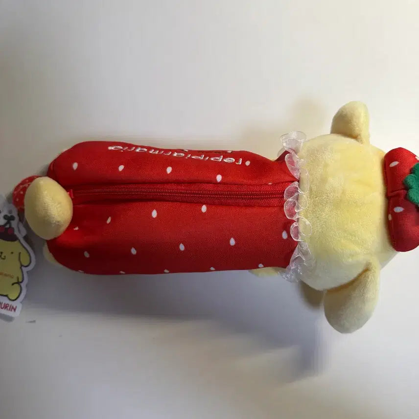 [BUNJANG] Sanrio Pom Pom Purin Repipi Almario Strawberry Doll Pencil Case Pouch / [급처]산리오 폼폼푸린 레피피 알마리오 딸기 인형 필통 파우치 미사용