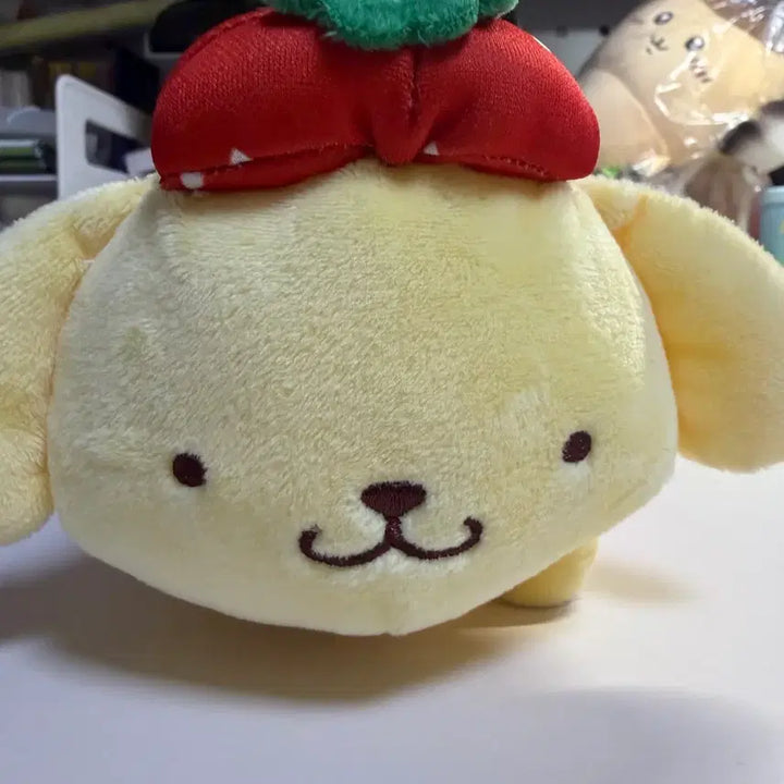 [BUNJANG] Sanrio Pom Pom Purin Repipi Almario Strawberry Doll Pencil Case Pouch / [급처]산리오 폼폼푸린 레피피 알마리오 딸기 인형 필통 파우치 미사용