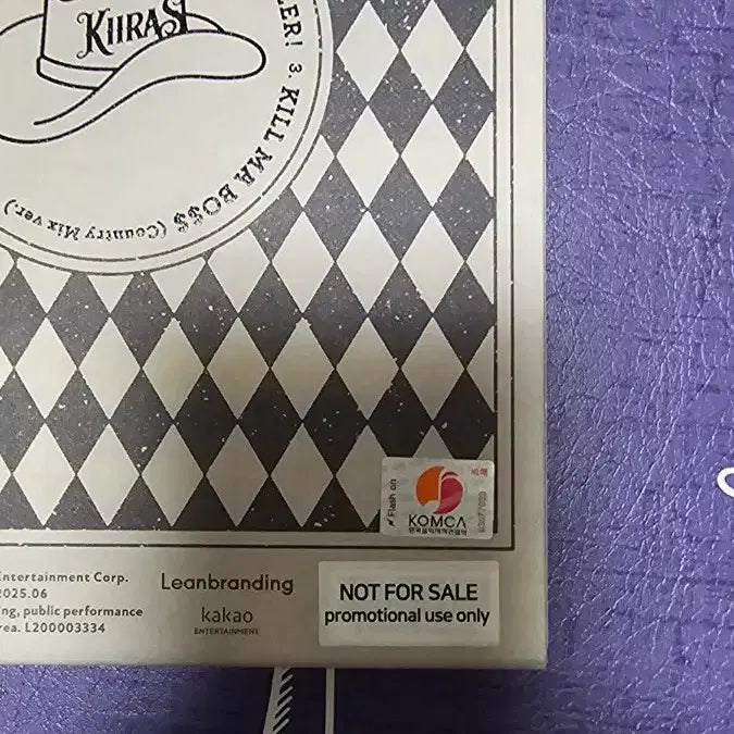 [BUNJANG] KIIRAS Autographed Album (Not for Sale) / 키라스 KIIRAS 비매 싸인앨범