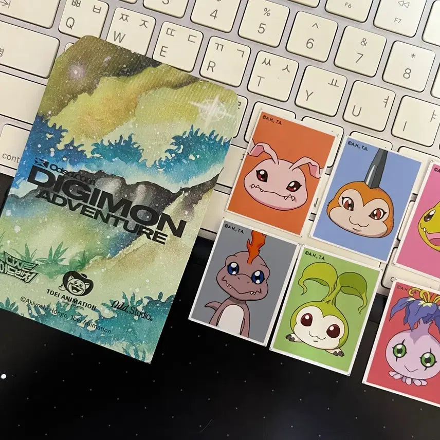 [BUNJANG] Digimon Adventure Childhood Proof Photos 8 Types Set / 디지몬어드벤처 유년기 증명사진 8종 세트