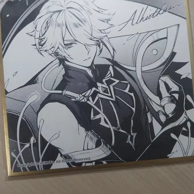 [BUNJANG] Genshin Impact Alhaitham Shanghai Hoyofest Limited Color Paper / 원신 알하이탐 24년 상하이 호요페스 한정 색지 판매