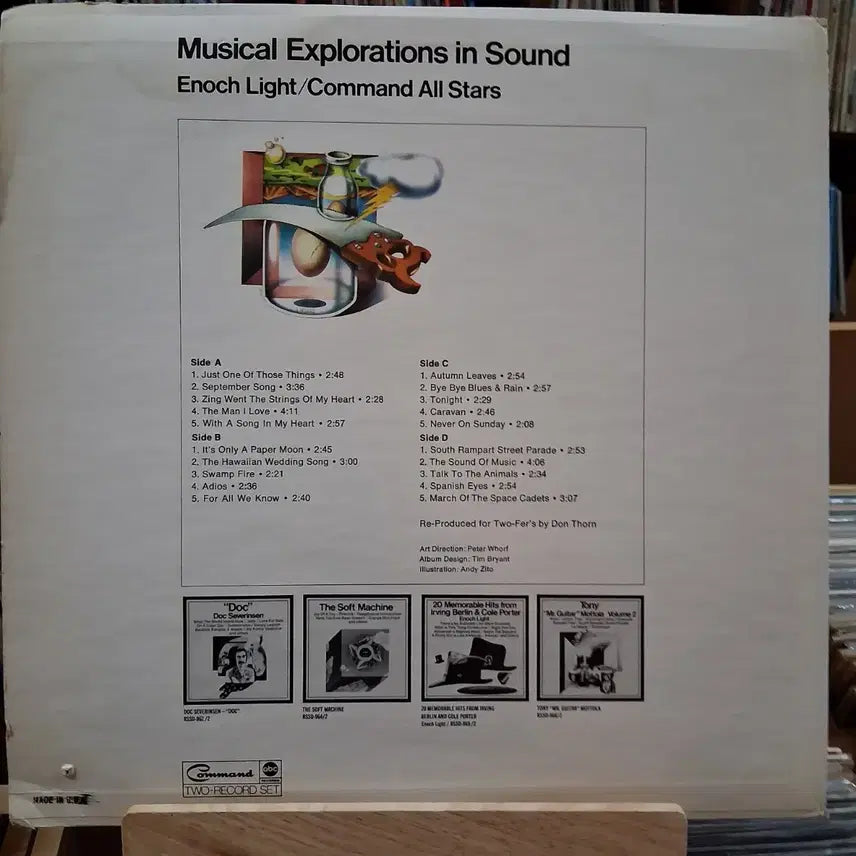 [BUNJANG] Enoch Light &amp; Command All Stars Musical Explorations in Sound 2LP Set / 에녹 라이트 커맨드 올스타즈 Musical Explorations in