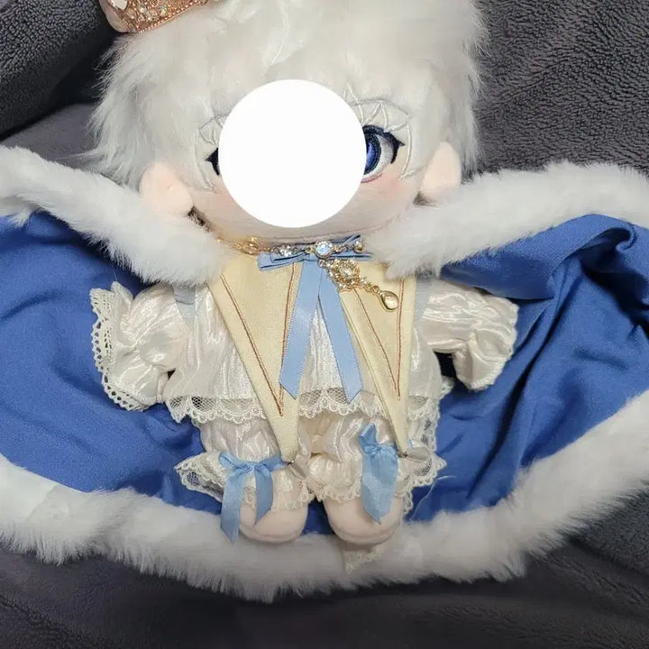 [BUNJANG] 20cm Doll Clothes Set (Cape, Crown, Top, Bottoms, Scarf, Bowtie) / 20cm 솜인형 옷 망토 왕관 일괄