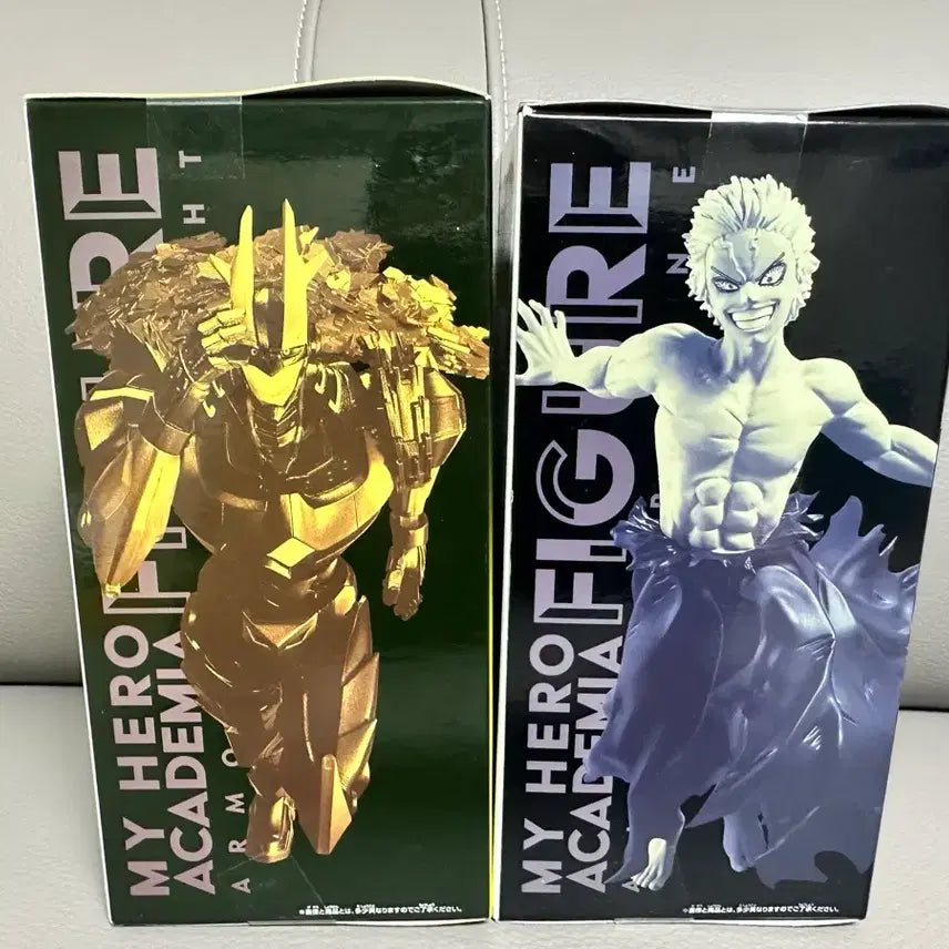 [BUNJANG] GIGO Limited Edition My Hero Academia Figure Bundle Set (All For One, Armored All Might) / 미개봉 현물 2종일괄 히로아카 gigo 한정 올마이트 올포원
