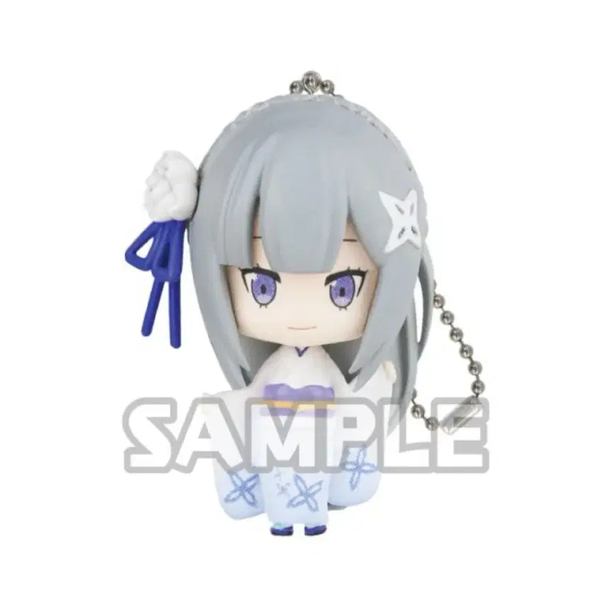 [BUNJANG] Re:Zero Collection Figure Kimono Ver. Gacha Emilia (Sealed) / 리제로 컬렉션 피규어 기모노 ver. 가챠 에밀리아 미개봉 판매