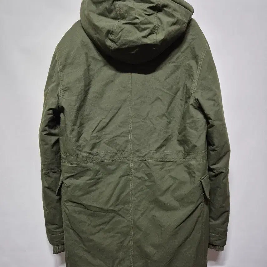 [BUNJANG] Adidas Olive Camo Hooded Padded Jumper Size 85 / 아디다스 올리브 카모 후드 패딩 점퍼 85
