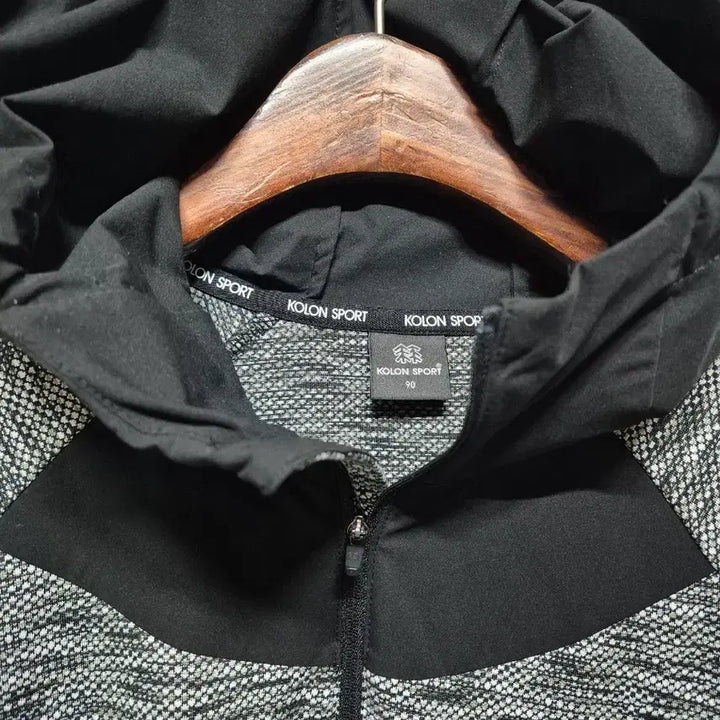 [BUNJANG] KOLON SPORT Hooded Sweatshirt Grey/Black Size 90 / 코오롱스포츠 후드티 그레이/블랙 90