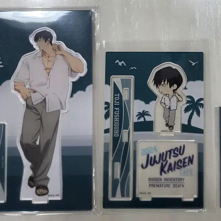 [BUNJANG] Jujutsu Kaisen Juju Cafe 2024 Fushiguro Toji Acrylic Stand Bundle Set / 주술회전 2024 쥬쥬카페 후시구로 토우지 아크릴 스탠드 일괄 판매합니다