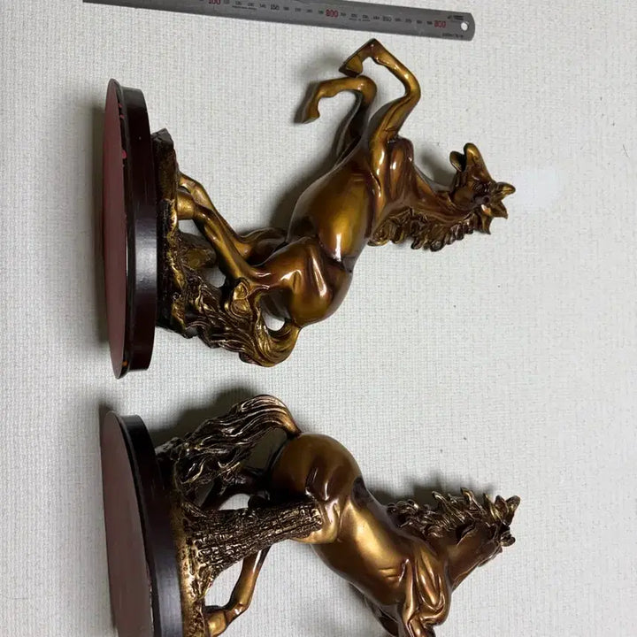 [BUNJANG] Brass Horse Ornaments Set / 황동 말 장식 세트(택배비 무료)