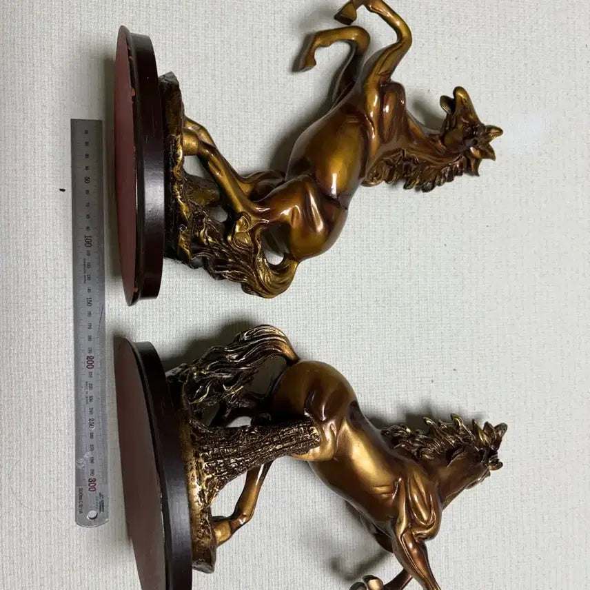 [BUNJANG] Brass Horse Ornaments Set / 황동 말 장식 세트(택배비 무료)