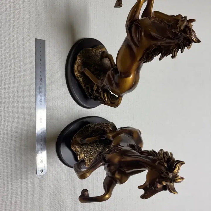 [BUNJANG] Brass Horse Ornaments Set / 황동 말 장식 세트(택배비 무료)
