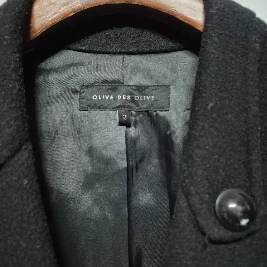 [BUNJANG] Olive des Olive Black Double-Button Jacket / 올리브대올리브 블랙 더블 버튼 재킷