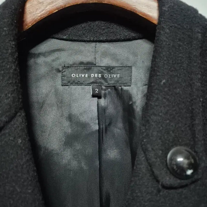 [BUNJANG] Olive des Olive Black Double-Button Jacket / 올리브대올리브 블랙 더블 버튼 재킷