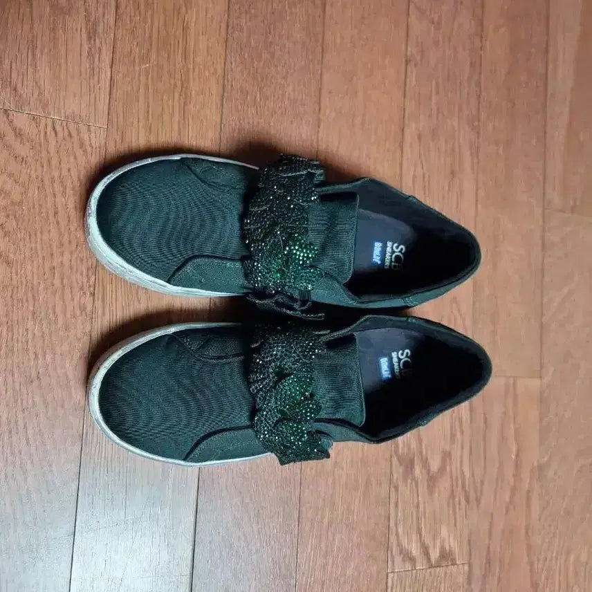 [BUNJANG] SUECOMMA BONNIE Mini Machi 2 Green Slip-on Sneakers (235) / 슈콤마보니 스니커즈 미니마치2 그린 슬립온 235