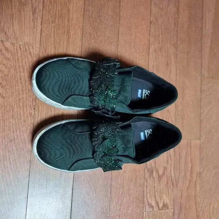 [BUNJANG] SUECOMMA BONNIE Mini Machi 2 Green Slip-on Sneakers (235) / 슈콤마보니 스니커즈 미니마치2 그린 슬립온 235