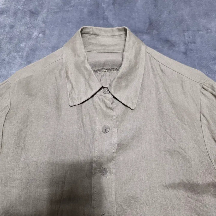 [BUNJANG] The Edge Linen Short Sleeve Shirt / (55)여성 더엣지 린넨 반팔 셔츠